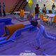 Everything except the stairs in this picture is from Bowling Night Stuff. I’m obsessed.